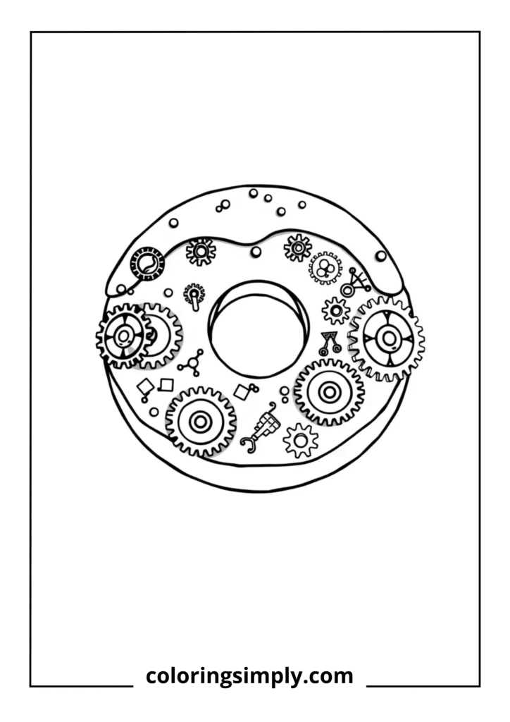 Steampunk Mechanical Donut