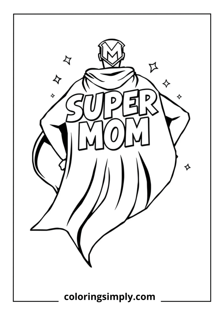 Superhero Mom Cape