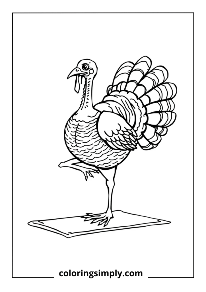 Turkey Yoga Pose