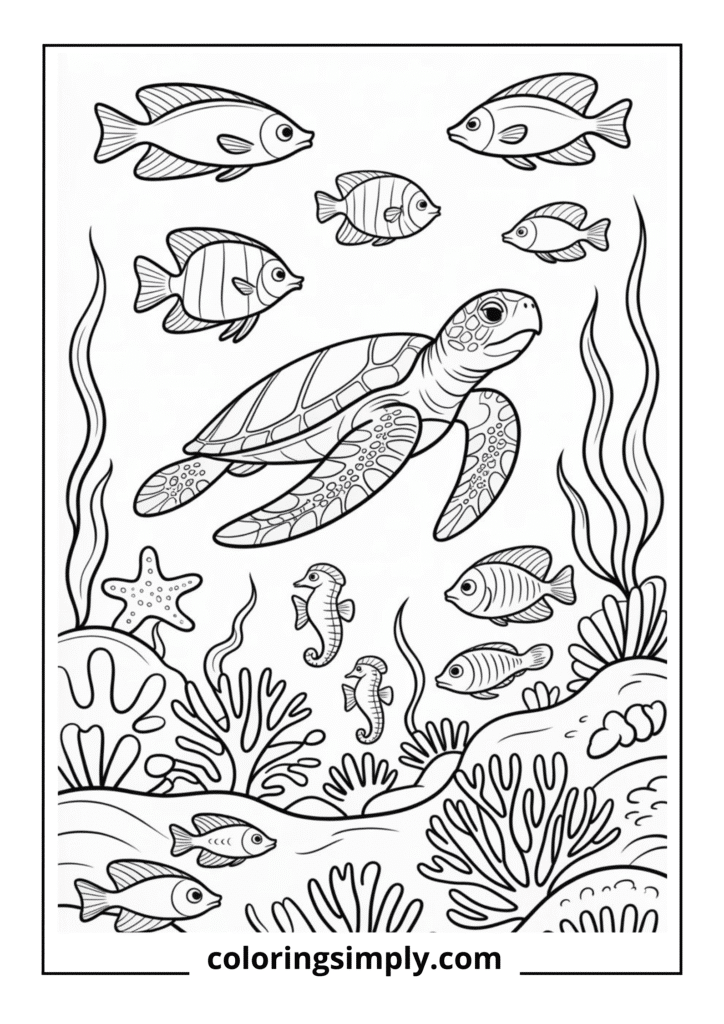 Turtle Underwater Adventure
