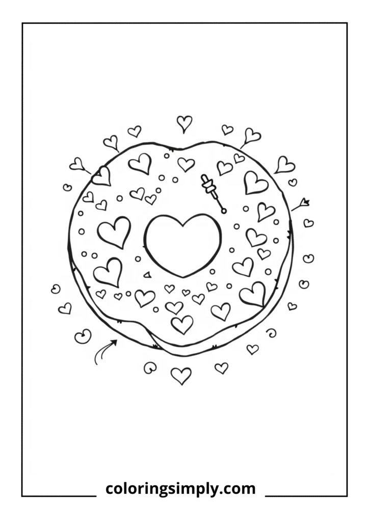 Valentine's Day Heart Donut (2)