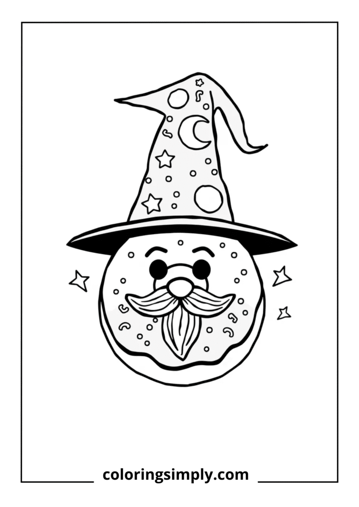 Wizard Donut with Hat