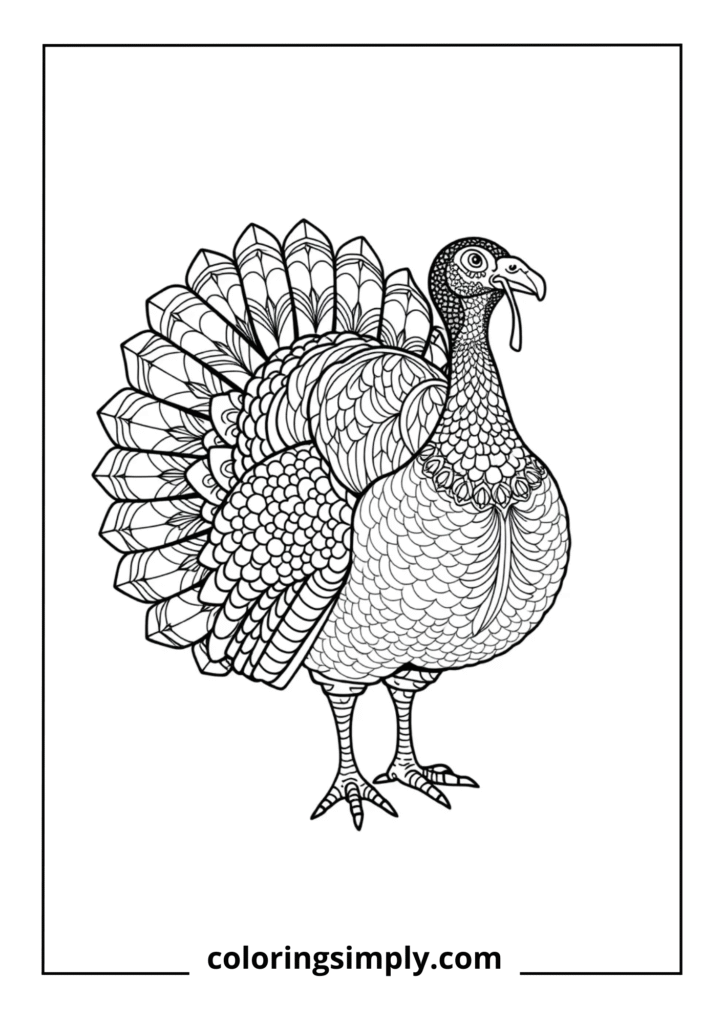 Zentangle Turkey Meditation