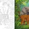 jungle animals coloring pages