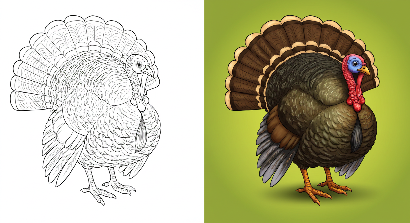 turkey coloring pages